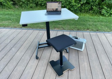 Der Elektrisch Höhenverstellbare Einsäuler Hubtisch mit Akkupack - Maximale Beweglichkeit am Arbeitsplatz